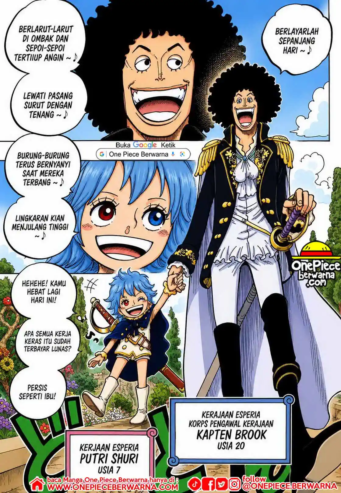 One Piece berwarna 1183 1184 1185 bahasa indonesia
